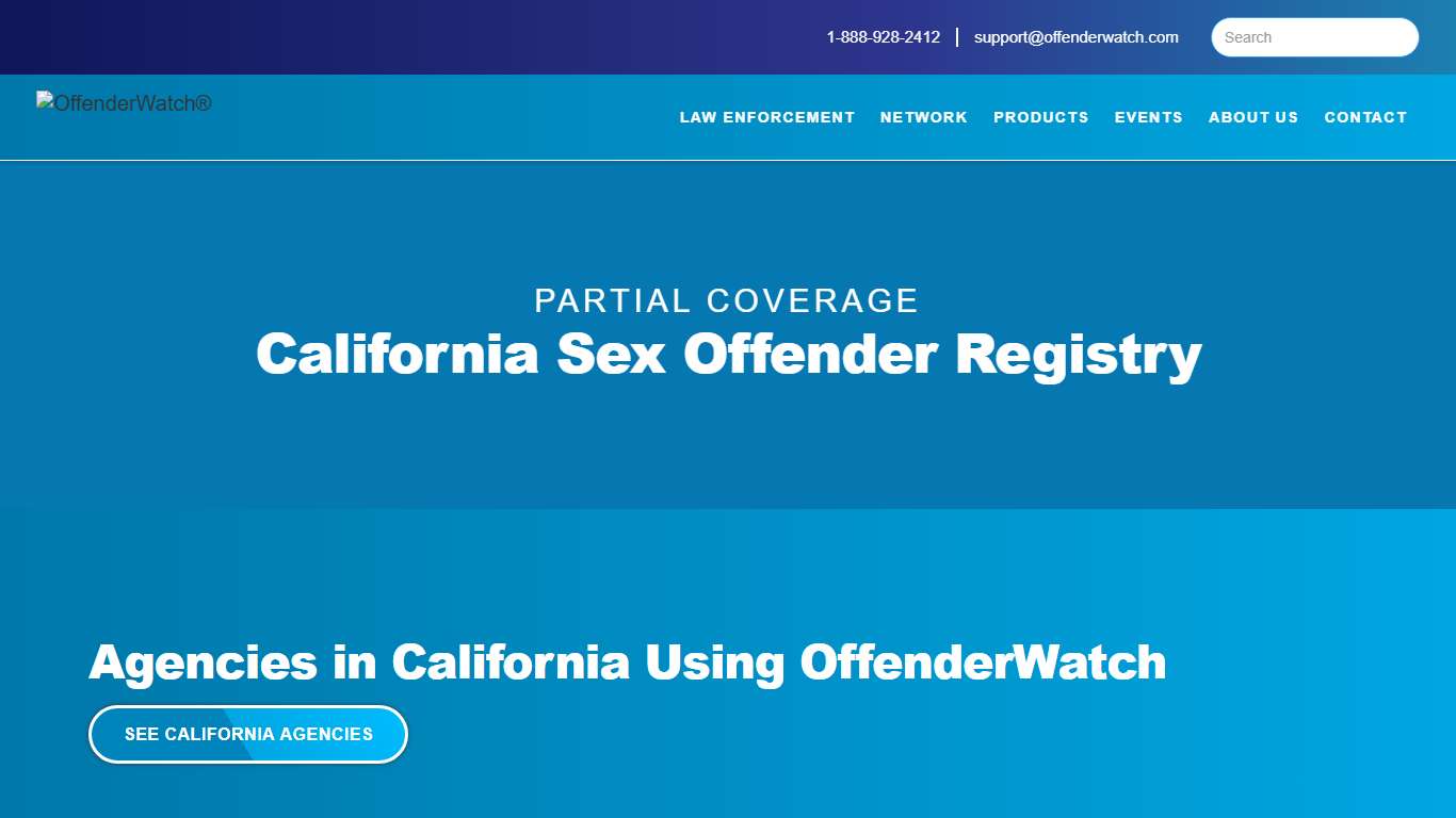 California Sex Offender Registry | OffenderWatch Network