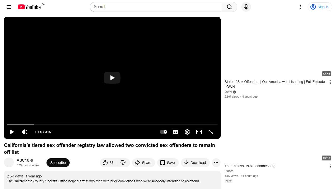 California's tiered sex offender registry law allowed two convicted sex offenders to remain off list - YouTube